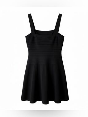 Express Black Strappy Mini Dress